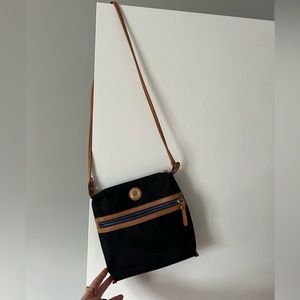 Tommy Hilfiger Medallion Crossbody Vintage Bag Brown and Black